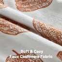 FUTEI Fall Pumpkins Throw Pillow Covers 18x18 Inch Set of 2,Soft Faux Cashmere Cushion Case for Autumn Thanksgiving Holiday Home Decorations (Whiteburnt Orange Pumpkins)