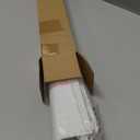 no Drill Cordless Roman Shades for Windows, 20" W  64" H - 100% Blackout - Linen - Mist White