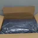 Wenqik 2 Pcs Outdoor Lounge Chair Cushion with Waist Pillow and Side Pockets 72'' x 21'' Waterproof Folding Lounge Cushions for Patio Pool Lawn Beach Outdoor, Navy Blue, No Chair