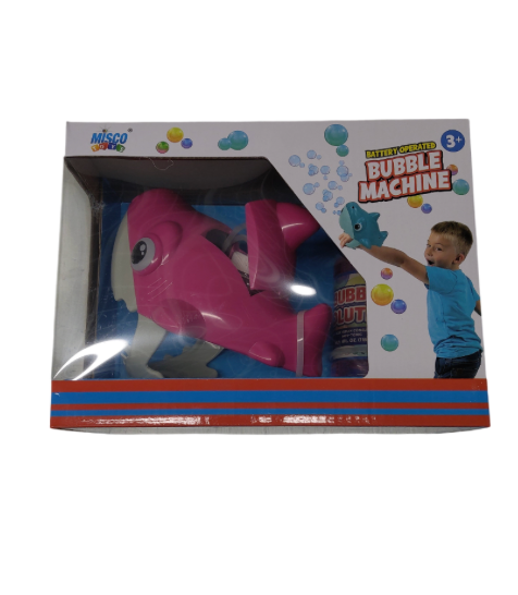 MISCO TOYS SHARK HANDHELD BUBBLE MACHINE