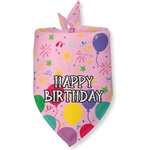 Happy Birthday Dog Bandana Dog Birthday Bandana for Dogs Birthdays Gift Party Supplies Pets Scarf for Small Medium Dogs & Cats