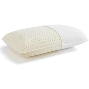 JOTOM 100% Natural Talalay Latex Pillow Sleeping Bed Pillow – Luxury Queen Pillow for Side, Back, and Stomach Sleepers - Removable Breathable Cotton Cover (Queen (Medium Firm))