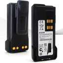 (2-Pack) [2025 UPGRADED] 7.4V 3000mAh PMNN4409AR Two-Way Radio Battery Replacement for Motorola XPR7350 XPR7580 XPR7550 XPR3300 APX4000 APX1000 XPR3300 XPR3500 XPR7550 XPR7580 XPR7350 DP4400 PMNN4448