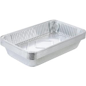 Aluminum Deep Foil Pans Full Size, Large Disposable Roasting & Baking Pan, 21"x13" (10 Pack) Extra Heavy Duty Chafing Trays for Hotels, Restaurants, Heating, Buffets & Bakeware