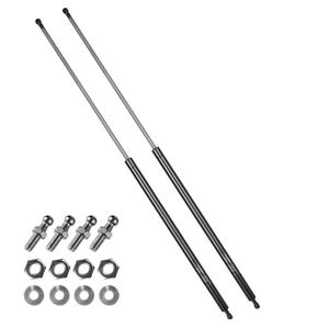 28 inch 100 lb 445 N Gas Strut Shock for Snowmobile Clam Shell Trailer Roof Top Cap Lid Queen Murphy Bed Tonneau Cover Hatch Boat Heavy Steel Door Custom Window Lift Replacement Parts, Set of 2 HUOPO