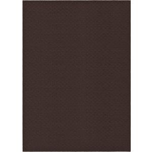 Garland Rug Town Square Brown Mocha 3' x 5' Non Slip Area Rug for Living Rooms & Hallways, Stylish & Durable for High-Traffic Areas