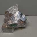 Bed Risers 4 inch Heavy Duty, 4 Pack Brown Square Metal Self-Adhesive, Oversized Furniture Risers for Bed Desk Table Sofa Couch, Support up to 6000 lbs, Protect Hardwood Floors from Scratches