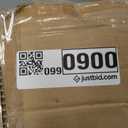 SwallowLiving 3PCS Metal White Display Pedestal Stand for Parties, Square Tall Pedestal Cake Stands Pillars for Wedding, Sculpture Display Stand Column Decoration