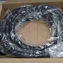 1 Vacuum Hose Compatible With Shop Vac 9062500, 15-Feet Long Flexible Hose Fits With Shop Vacuum Models - Black, (1 Pack) - By Think Crucial