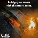 Billy Buckskin 18 LB Mesquite Firewood Bundle  Aromatic & Seasoned Wood Logs with Fatwood Starter Sticks for Fire Pit, Campfire, Fireplace, Wood Stoves and Outdoor Grilling