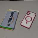 Meifigno Candy Frosted Case for iPhone 16 Plus 6.7", [2X Screen Protectors] [Glitter Card & Wrist Strap] [MagSafe Compatible] Full Camera Protection for iPhone 16 Plus Case, Hot Pink