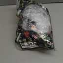 pickyNproud 8Pcs Patio Cushion Covers Stretch Outdoor Couch Cushions Slipcovers Replacement Washable Furniture Protector with Elastic Bottom Sofa Chair Seat Cover, Black Flower