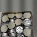 GOODLIGHT Unscented White Tea Lights Candle, 48 CT