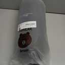 Lumbar Support Pillow, Memory Foam Lumbar Pillow for Lower Back Pain Relief, Back Support Pillow for Office Chair, Car Seat -Gray