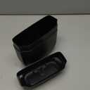 Accmor Car Trash Can with Lid, Mini Auto Dustbin Garbage Organizer with 30 Pcs Plastic Trash Bag, Automotive Garbage Container Bin for Vehicle, Home, Office (1 Black)