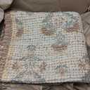 Loloi Chris Loves Julia Rue Collection RUE-01 Wheat/Sage 2'-3" x 3'-9" Accent Rug Jute Neutral Floral Living Room Bedroom Rug