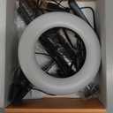 Video Conference Lighting Kit, Ring Light Clip on Laptop Monitor with 5 Dimmable Color & 5 Brightness Level for Webcam Lighting/Zoom Lighting/Remote Working/Self Broadcasting and Live Streaming, Etc.