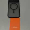 TORRAS for iPhone 15 Pro Max Case with Slide Camera Cover & Rotatable Kickstand, Magnetic Shockproof, Military Grade Drop Protection, Fit for MagSafe, Anti-Scratch Anti-Fingerprint, Translucent Black