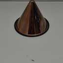 Barista Warrior Compatible for Chemex, Hario V60 & popular coffee makers, Pour Over Coffee Filters- Reusable and Permanent Coffee Cone Dripper (Copper Coated)