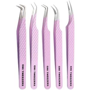 Fiber Tip Lash Tweezers For Eyelash Extension Tweezers Professional