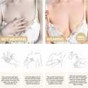 Nipple Covers No Show, No Sticky Reusable Silicone Nipple Pasties Bra, Grippy Breast Covers with Travel Box