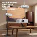 Smart Projector with WiFi and Bluetooth, Proyector-4K Support Official Licensed Apps, 2000 ANSI/AI Auto Focus/DoIby/HDR10+/Quiet, Kogata Portable Indoor/Outdoor Movie Projector Ceiling