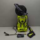 Electric Pressure Washer - 4800 PSI 3.2 GPM Power Washer Electric Powered with 25 FT Hose Reel 4 Interchangeable Nozzle & Foam Cannon, for Cars, Patios, Yellow