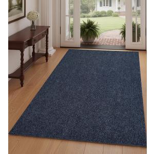 jxgzyy 2'11" x 4'11" Entryway Runner, Heavy Duty Carpet Runners with Non Slip TPR Backing, Waterproof Door Rugs for Hallway, Front Door Indoor Entrance with Kids & Dogs Grey