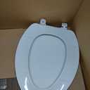 Bemis 170 Durable Plastic Toilet Seat, Elongated, White
Resists wear and stains, easy to wipe clean, Top-Tite hinges for easy installation, 170