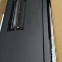 26 Inches Electric Fireplace Inserts, 1500W Recessed Fireplace Electric with Remote Control, Crystal, Overheating Protection and Timer, Black