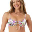 Roxy Womens Bikini Top Underwire Support, Adjustable Straps, Removable Pads, UPF 50+, Quick-Dry (XS)