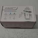 Jump Starter with Air Compressor, 5000A Peak Car Battery Jump Starter(9.0 Gas/8.0L Diesel), 160PSI 12V Jump Box Car Battery Jumper Starter Portable with Smart Jumper Cables, LED Lights, LCD Display (Red)