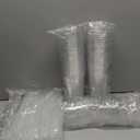 100 Pack - 24 oz Clear Plastic Cups with Lids and Straws, Sturdy & Food Safe Iced Coffee Cups with lids, Disposable Plastic Smoothie Cups for Cold Drinks