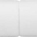 Sew on Hook and Loop Tape 2 Inch Wide,6.5 Feet Non-Adhesive Back Hook and Loop Strips Sewing Fastener Fabric Fastener Non Adhesive Interlocking Tape White