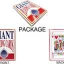 Yuanhe Jumbo Giant Playing Card Deck - 8X11 Inch Large Oversized Cards - Super Big Game Theme Full Deck - For Kids, Adults, Casino Party Decorations