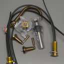 Delta Saylor Brushed Gold Bathroom Faucet 3 Hole, 8 Inch Widespread Bathroom Sink Faucet for Vanity, Metal Push-Pop Drain Assembly, Champagne Bronze 3535-CZMPU-DST