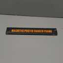 Ywlake Magnetic Poster Hanger, 12x18 12x16 12x24 Poster Frame Wood Wooden Magnet Print Posters Dowel Scroll Hanger Hangers Hanging Kit for Walls Map Canvas Artwork (Black, 12")