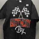 Race Car Birthday Party Racing Family Birthday Boy Pit Crew T-Shirt, Black,  Extra Large 