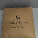 Cozy Bliss Faux Fur Throw Blanket for Couch, Fuzzy Soft Plush Thick Bubble Blanket for Sofa Bedroom Living Room, 50 * 60 Inches Halloween Burnt Orange