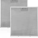 WA0575 Range Hood Filter 14-3/8" x 13-1/2" Compatible with Vissani 30-inch Pyramid or Wall Mount Range Hood, 5-Layer Aluminum Mesh Vent Filter (2 Pack)