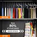 3 Pack Pants-Hangers-Space-Saving,6 Tier-Closet-Organizers-and-Storage Skirt Hangers with Clips,Closet-Organizer-Clothes-Organization-and-Storage Jeans Scarf Hangers,College-Dorm-Room-Essentials Decor