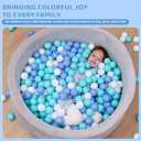 MoonxHome Ball Pit Balls for Toddlers, BPA Free Crush Proof Plastic Toy Balls for Ball Pit, Children's Pool Water Toys, Ideal Gift for Christmas Balls for Play Tent 2.15" Pack of 800 White&Green&Blue