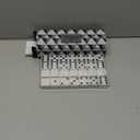 Dominos Set for Adults, Double 6 Domino Set, 28 Jumbo Marbleized White Tiles, Dominoes Set for Adults and Kids - Classic Board Games for Family & Travel (in Rhomb Pattern Leather Case)