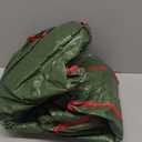 Zober Large Christmas Tree Storage Bag - Fits 9 Ft Artificial Trees - Plastic, Waterproof Christmas Tree Bag For Storage Box For Xmas - Strong, Durable Handles - Label Card Slot - Green