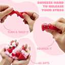 JOYIN 36 Packs Valentines Day Mochi Squishy Toys, Stress Relief Fidget Toy, Cute Miniature Novelty Squeeze Toys for Kids Valentine's Party Favors, School Classroom Gift Exchange and Goody Bag Filler