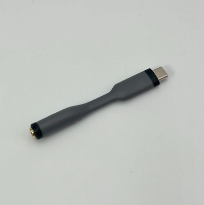 Acoustix Black Rugged Audio Adapter 3.5mm to USB-C Connector 