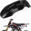 Motorcycle Front Wheel Mudguard, PSLER Dirt Bike Plastics Mud Guard, Crf50 Body Mudguard Kit for CRF50 Style 125CC Pit PRO Trail Dirt Bike, Tuttio Tutti Soleil 01 Electric Dirt Bike, Black