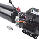 Hydraulic Power Unit 110V Single Phase Hydraulic Pump 10 Quart 2.5 Gallon Reservoir 2.2 KW 3400 RPM 1.7 GPM for Car Lift Auto Shop Repair