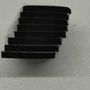 MAGZO 8Pcs Adhesive Foam Padding 1/2 in Thick X 4 in X 4 in,Closed Cell Foam Sheets Neoprene Rubber Self Stick Pads Anti Vibration Pads,Black (4in x 4in x 1/2in, 8Pcs)