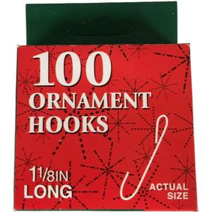 Kurt Adler Christmas Ornament Hooks 100 Pieces Box Set